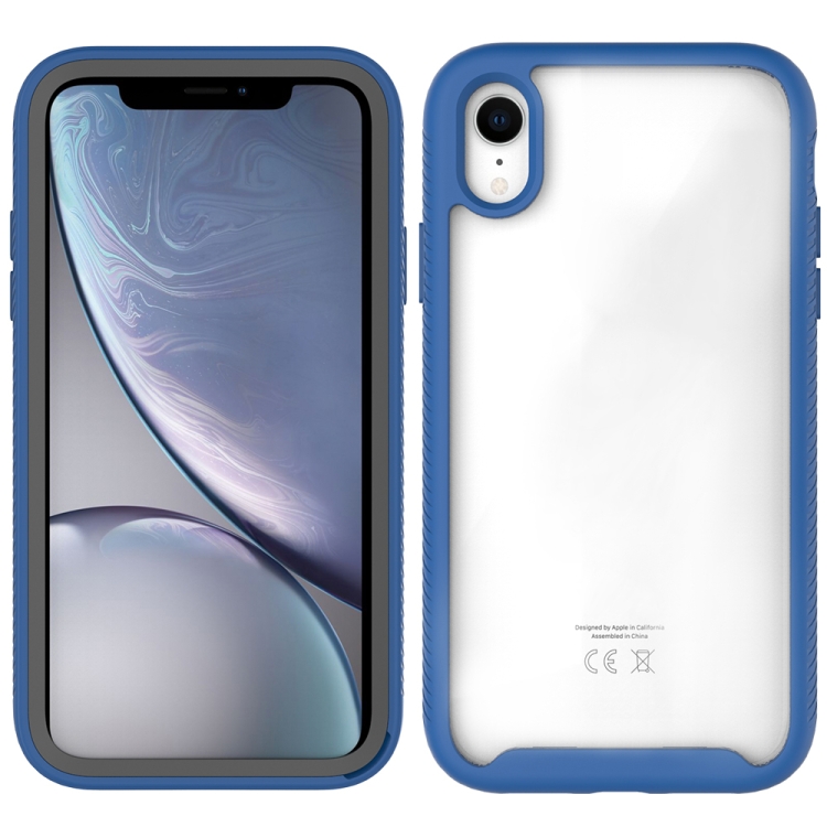 

Starry Sky Solid Color Series Shockproof PC + TPU Protective Case For iPhone XR(Royal Blue)