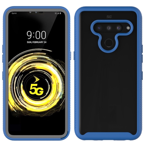 

For LG V50 ThinQ 5G Starry Sky Solid Color Series Shockproof PC + TPU Protective Case(Royal Blue)