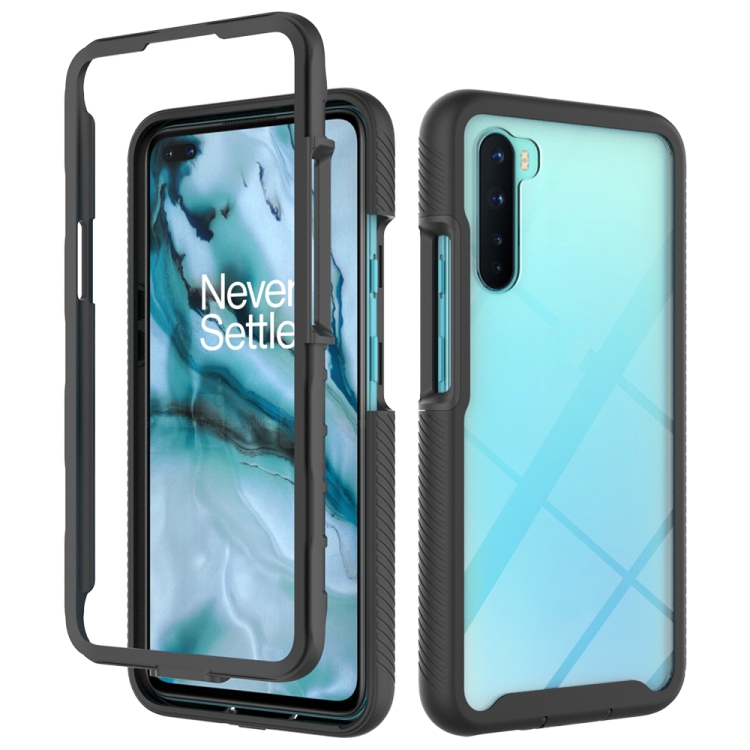 

For OnePlus Nord Starry Sky Solid Color Series Shockproof PC + TPU Protective Case(Black)