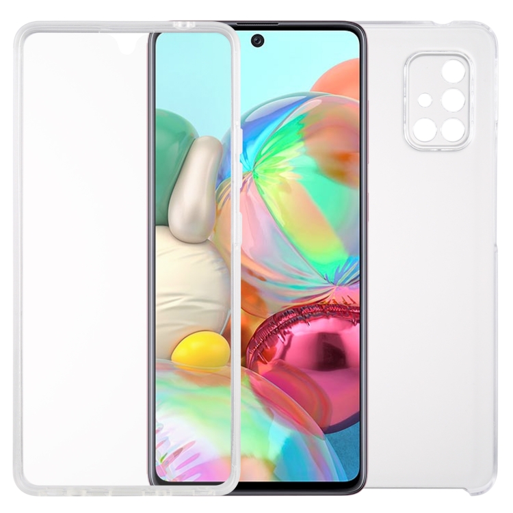 

For Samsung Galaxy A71 5G PC+TPU Ultra-Thin Double-Sided All-Inclusive Transparent Case