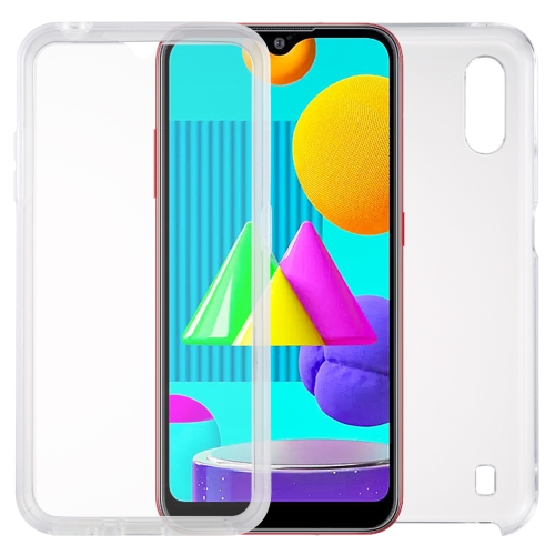 

For Samsung Galaxy M01 PC+TPU Ultra-Thin Double-Sided All-Inclusive Transparent Case