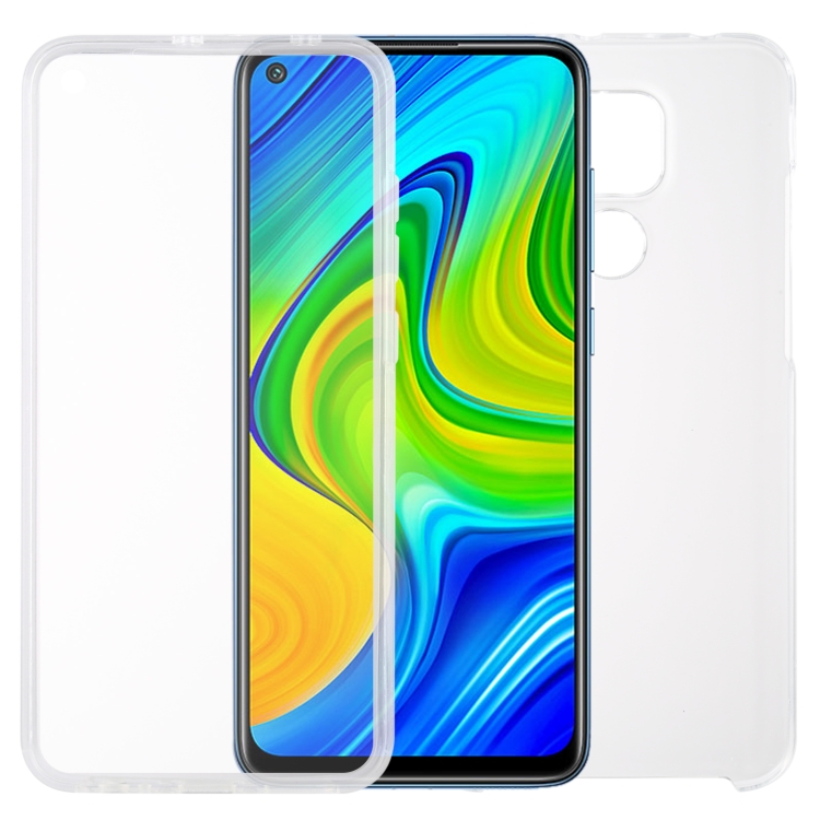 

For Xiaomi Redmi Note 9 PC+TPU Ultra-Thin Double-Sided All-Inclusive Transparent Case
