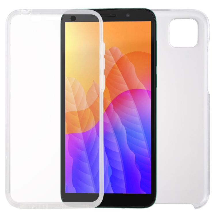 

For Huawei Y5p PC+TPU Ultra-Thin Double-Sided All-Inclusive Transparent Case