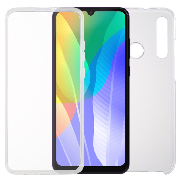 

For Huawei Y6p PC+TPU Ultra-Thin Double-Sided All-Inclusive Transparent Case