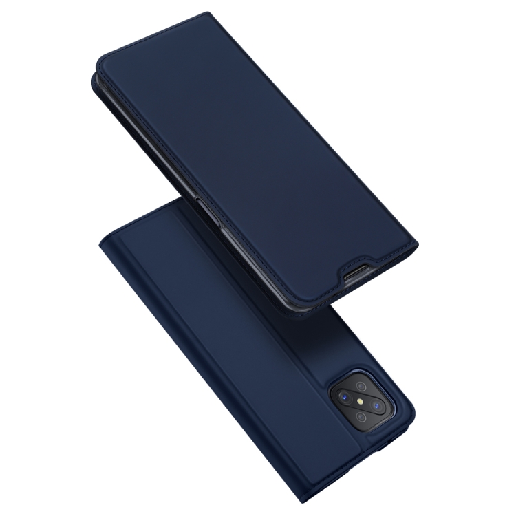 

For OPPO Reno4 Z 5G / A92s DUX DUCIS Skin Pro Series Horizontal Flip PU + TPU Leather Case, with Holder & Card Slots(Blue)