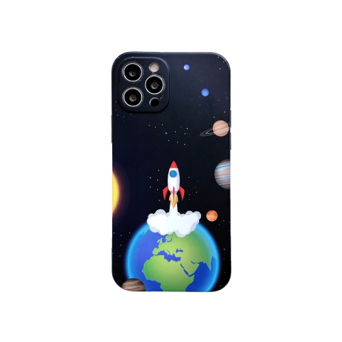 

Starry Sky Series TPU Protective Case For iPhone 11 Pro Max(Rocket)