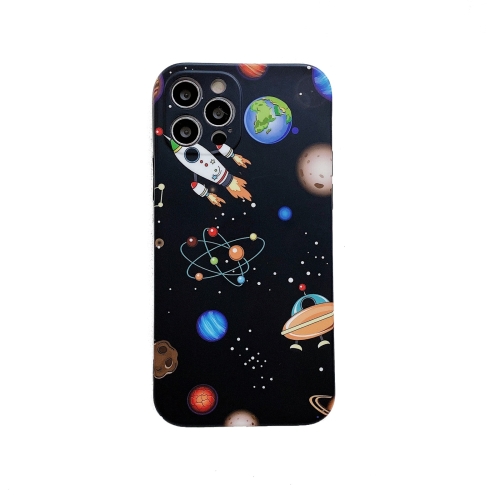 

Starry Sky Series TPU Protective Case For iPhone 12(Milky Way)