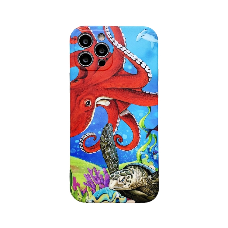 

Shockproof Pattern TPU Protective Case For iPhone 11(Octopus)