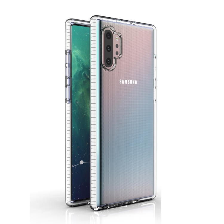 

For Samsung Galaxy Note10+ TPU Double-color Shockproof Protective Case(White)