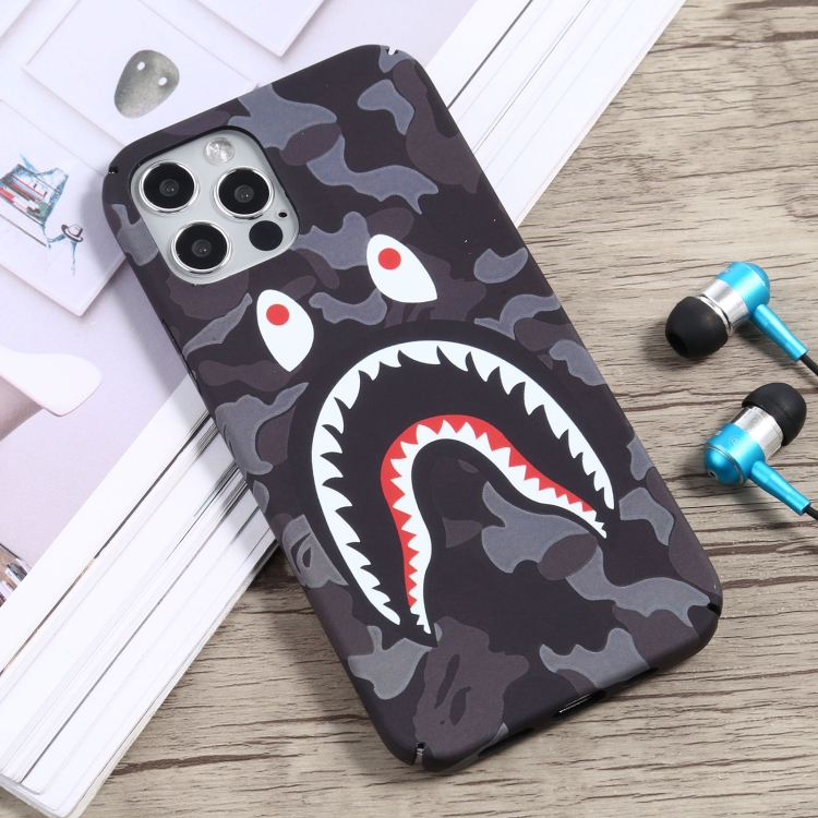 

Luminous Pattern PC Protective Case For iPhone 12 (Black Monster)