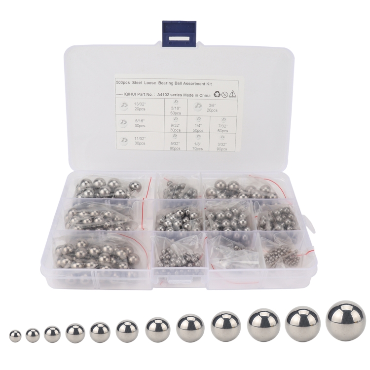 

500 PCS Car / Motorcycle 11 Specifications High Precision G25 Bearing Steel Ball