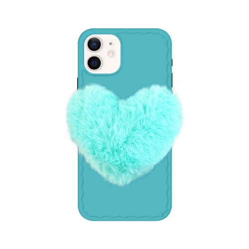 

Love Hairball Colorful Wave Soft Case For iPhone 12(Light Green)