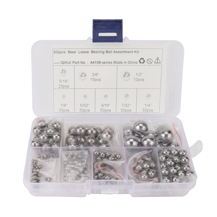 

300 PCS Car / Motorcycle 8 Specifications High Precision G25 Bearing Steel Ball