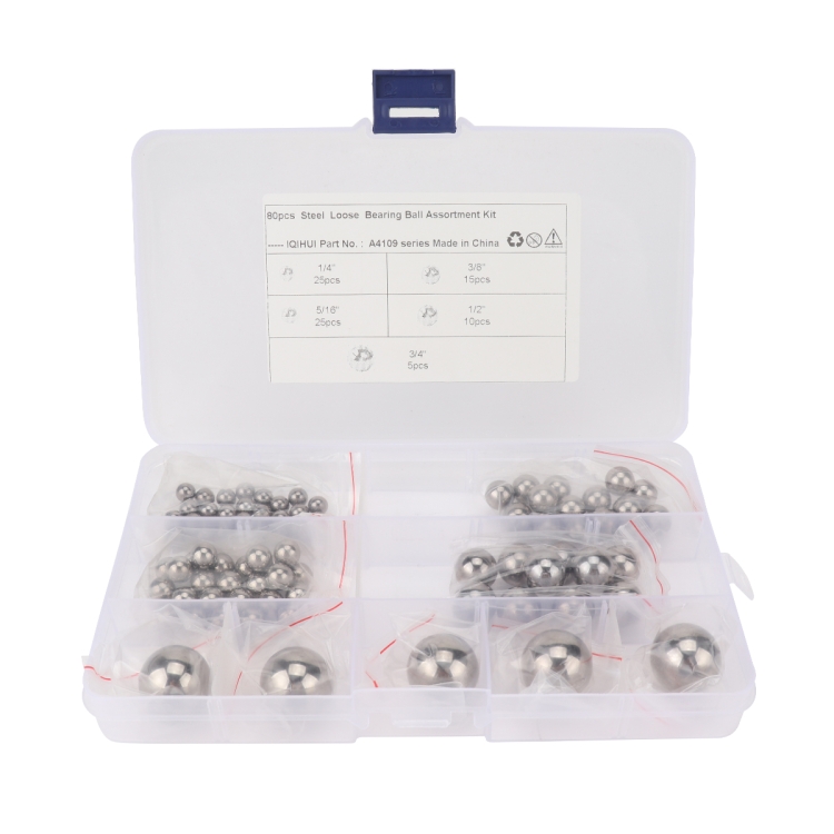 

80 PCS Car / Motorcycle 5 Specifications High Precision G25 Bearing Steel Ball