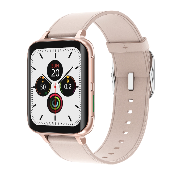 

DT93 1.78 inch LCD Color Screen IP67 Waterproof Smart Watch, Support Sleep Monitor / Heart Rate Monitor / Blood Pressure Monitoring, Style:Leather Strap(Beige)
