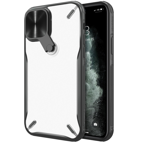 

NILLKIN Cyclops PC + TPU Protective Case with Movable Stand For iPhone 12 mini(Black)