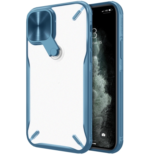 

NILLKIN Cyclops PC + TPU Protective Case with Movable Stand For iPhone 12 mini(Blue)