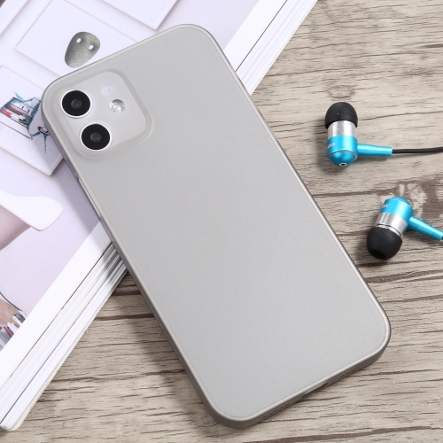 

Camera Precision Hole PP Protective Case For iPhone 12(Grey)