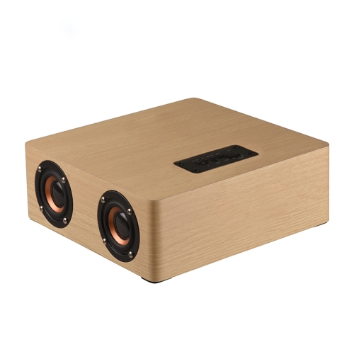 

Q5 Wooden Bluetooth Speaker, Support TF Card & 3.5mm AUX(Yellow Wood)