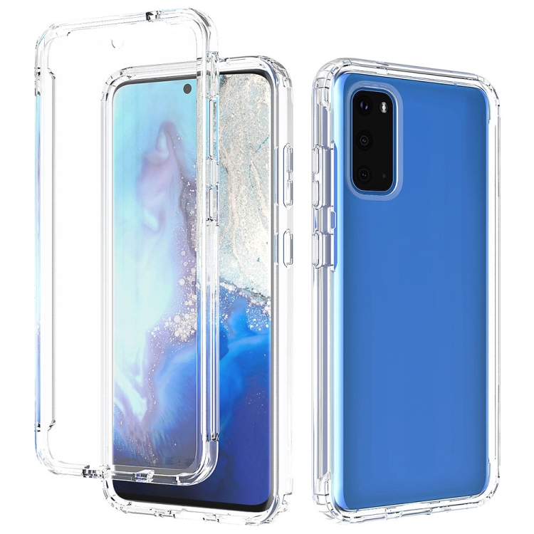

For Samsung Galaxy S20 Shockproof High Transparency PC+TPU Candy Colors Protective Case