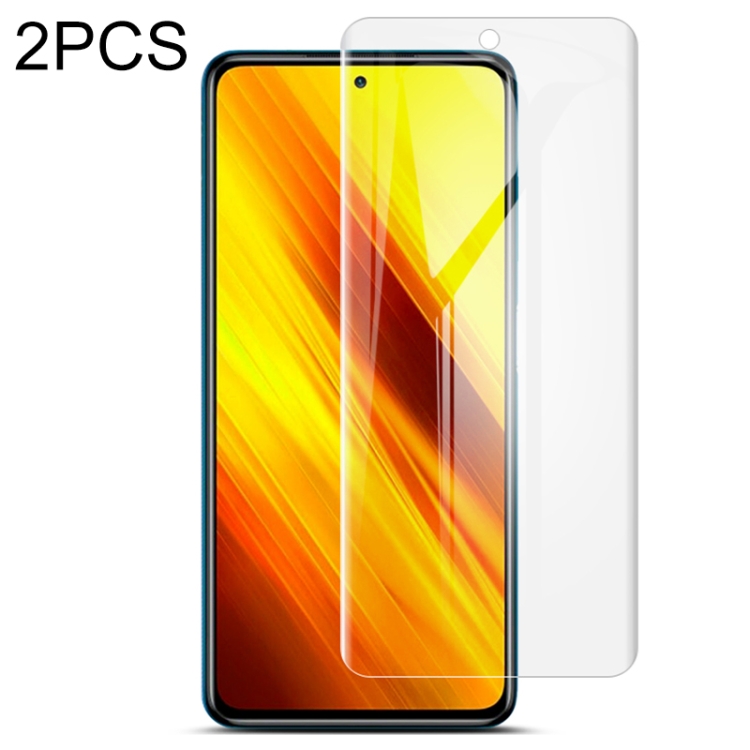 

2 PCS For Xiaomi Poco X3 NFC IMAK Hydrogel Film III Full Coverage Screen Protector(HD)