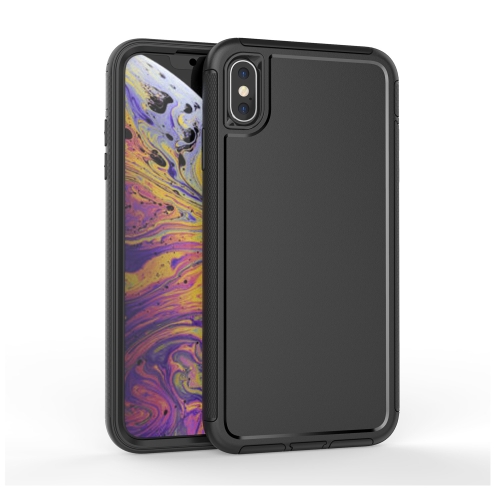 

360 All-inclusive Shockproof Precise Hole PC + TPU Protective Case For iPhone XR(Black)