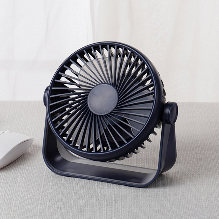 

D605 Four Level Wind Speed Adjustable Portable Desktop Fan (Blue)
