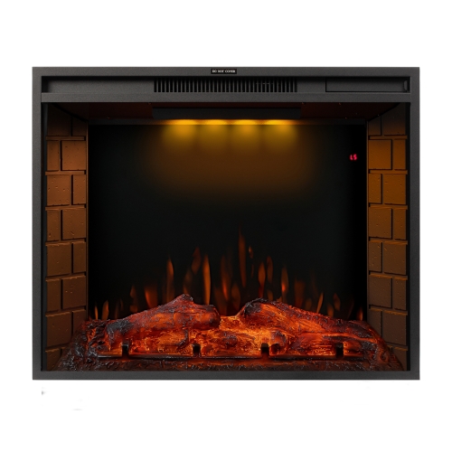 

[EU Warehouse] 750/1500W 28 inch Embedded LED Flame Electric Fireplace Heater with Timer & Remote Control & Touch Screen Function