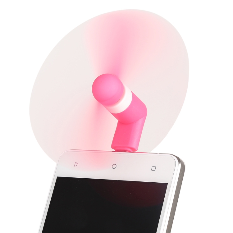 

Fashion Micro USB Port Mini Fan with Two Leaves, For Android Mobile Phone with OTG Function & Micro USB Port(Magenta)