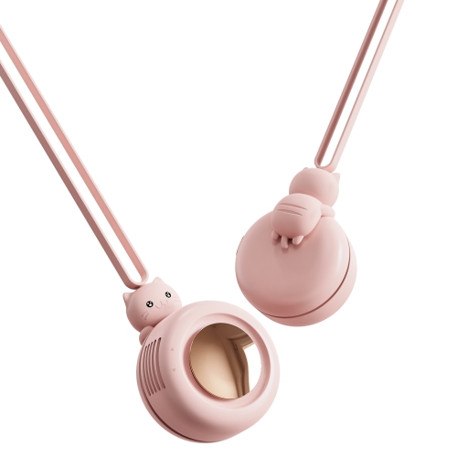 

MF021 Sweet Cat Leafless Portable Hanging Neck Fan (Pink)