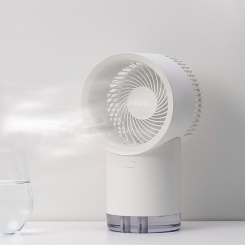 

TOTUDESIGN 365 Desktop Humidifying Electric Fan (White)