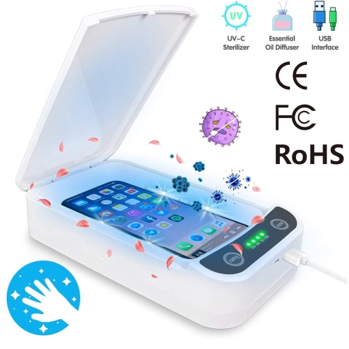 

Cellphone UV Sterilization Mask Cleaner Personal Disinfection Box