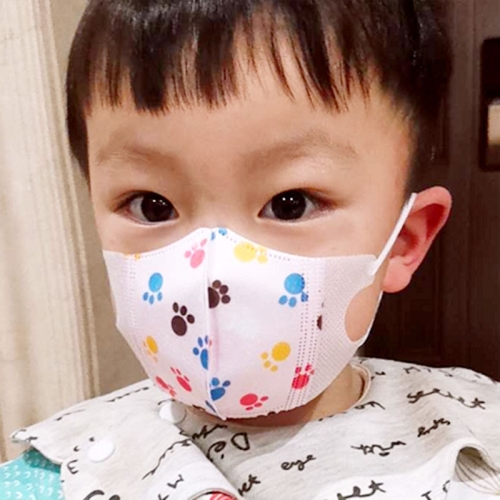 

0-3 Years Baby (Girls) Disposable Melt-blown 4-layered Protection PM2.5 Dustproof Face Mask, Random Color Delivery