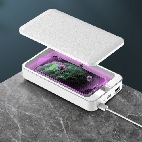 

G20 UV Light Disinfection Box Sterilization Box Smartphone Cleaning Sterilizer (White)