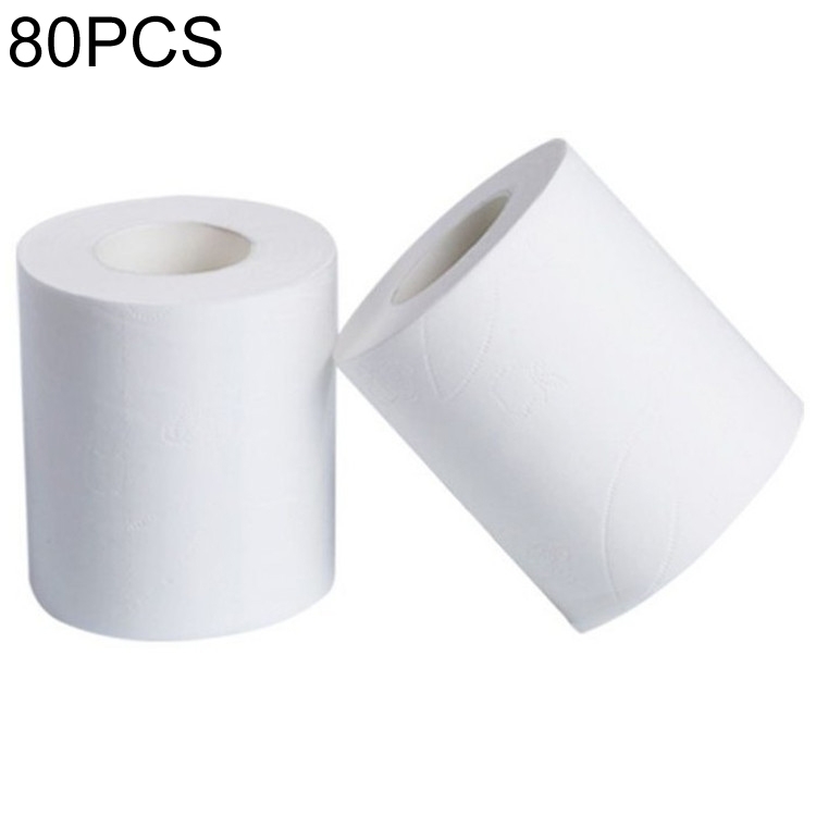

80 Rolls 80g Hotel Commercial Toilet Core Sanitary Paper