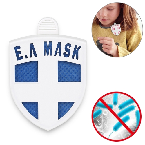 

EAMASK Arm Shield Medal Style Air Sterilization Card Anti-influenza Virus Mite-removing Antibacterial Protective Card (Blue)