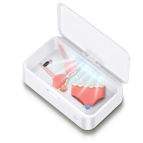 

Usams US-ZB139-1 Smartphone Sterilizer Sterilization Box UV Light Disinfection Cleaning Box (White)