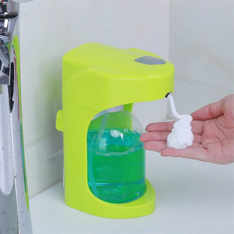 

OH-Bubble Wall-mounted Desktop Dual-use Plastic Automatic Induction Foam Soap Dispenser (Green)