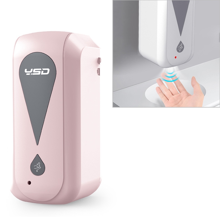 

1200ML Touchless Automatic Infrared Sensor Spray Sterilization Dispenser (Pink)