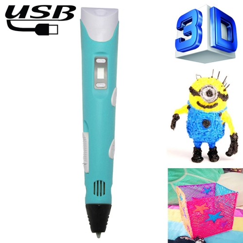 

Hand-held 3D Printing Pen, USB Plug(Blue)