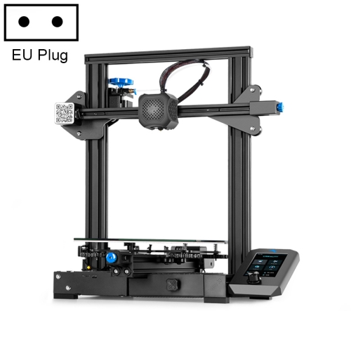 

CREALITY Ender-3 V2 Craborundom Glass Platform Ultra-silent DIY 3D Printer, Print Size : 22 x 22 x 25cm, EU Plug