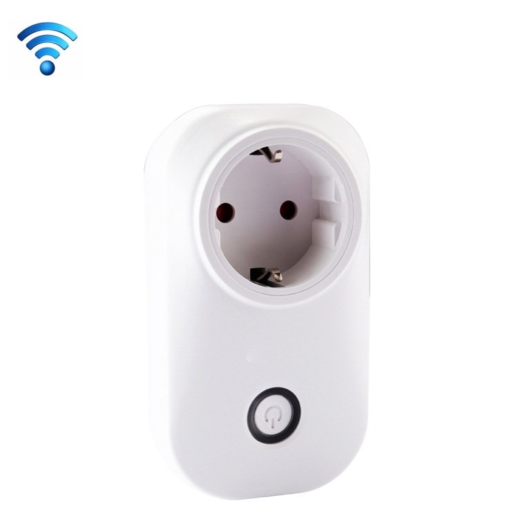 

Sonoff S20-EU WiFi Smart Power Plug Socket Wireless Remote Control Timer Power Switch, Compatible with Alexa and Google Home, Support iOS and Android, EU Plug