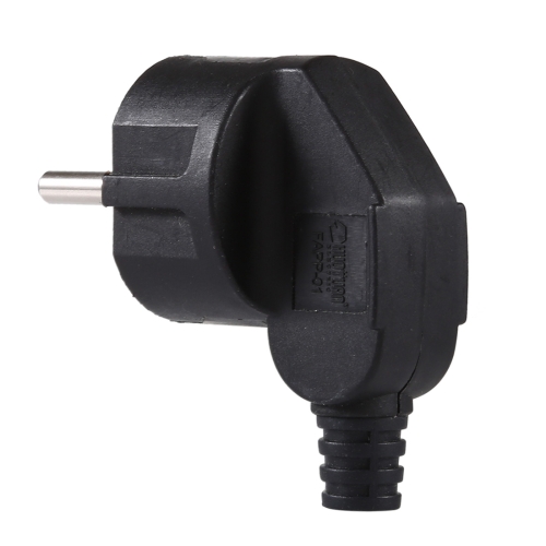 

16A Detachable Wiring Power Plug, EU Plug (Black)