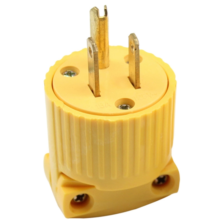 

5-15P 125V Detachable Plug Adapter 15A Tripolar Power Adapter, US Plug