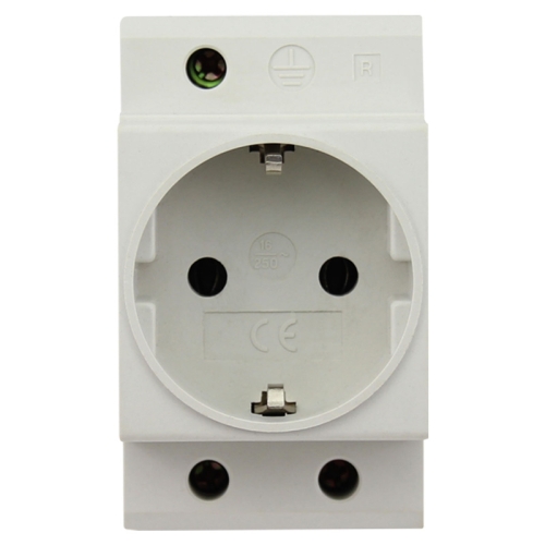 

16A Modular Rail Type Socket Power Adapter, EU Plug