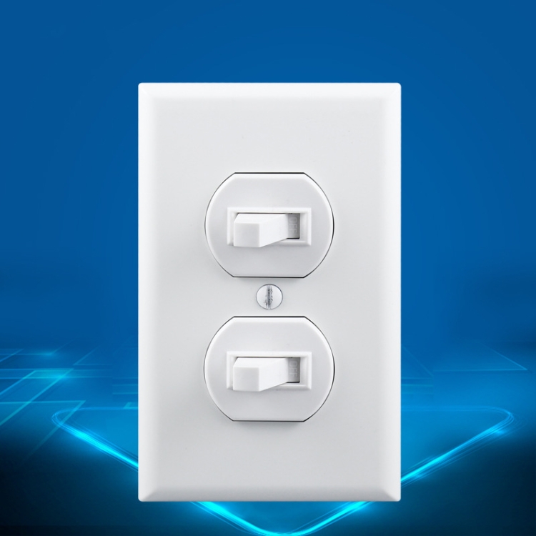

PC Double-connection Power Socket Switch with USB, US Plug, Square White UL 15A Double Plug