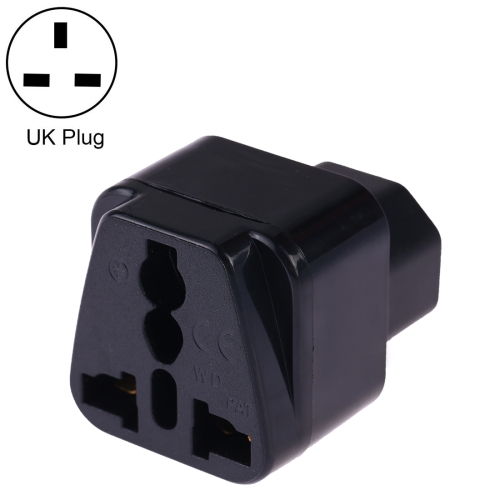 

Portable Universal Socket to C14 Male Plug UPS PDU APC Computer Server Power Adapter Travel Charger (Black)