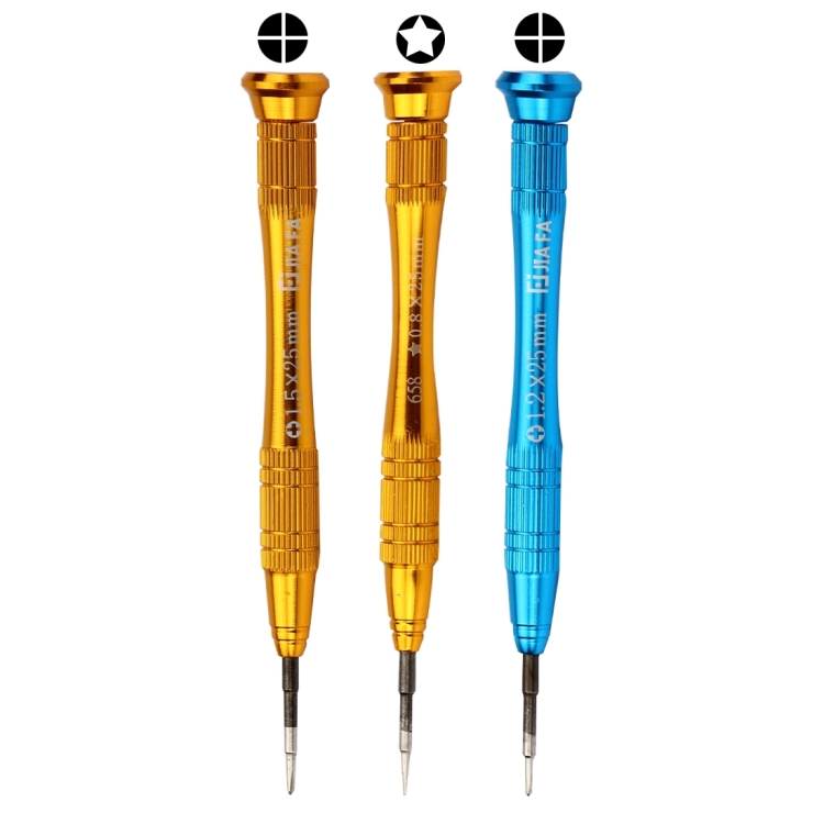 

tlye 658 3 in 1 Pentagonal Precision Metal Screwdriver, Overall Length: 12.5cm