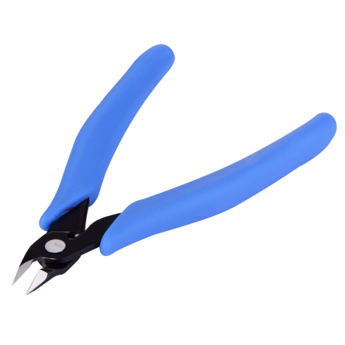 

FC-120 Mini Electronic Pliers Diagonal Side Cutting Cable Wire Cutter Repair Hand Tool(Blue)