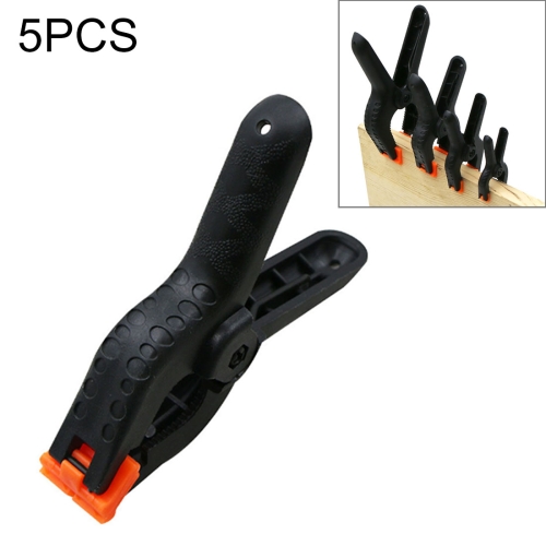 

5 PCS Woodworking Photo Studio Photography Backdrop Nylon Clip Support Spring Clamp, Length: 157mm